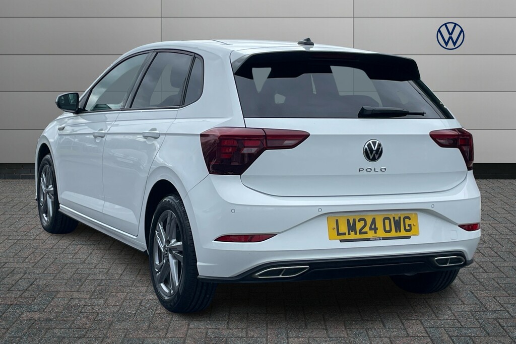 Volkswagen Polo 1.0 Tsi R-line Dsg LM24OWG White #3