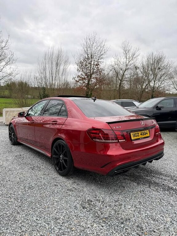Mercedes-Benz E Class 2014 5.5 E63 V8 Biturbo Amg Saloon Spds Red #3