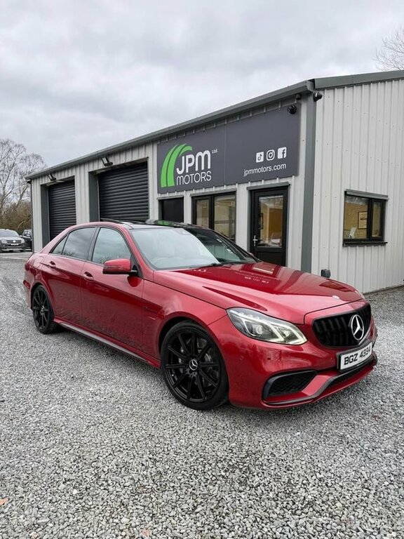 Mercedes-Benz E Class 2014 5.5 E63 V8 Biturbo Amg Saloon Spds Red
