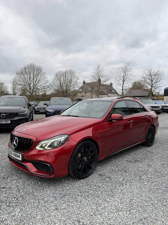 Mercedes-Benz E Class 2014 5.5 E63 V8 Biturbo Amg Saloon Spds Red #2