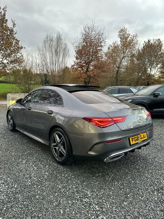 Mercedes-Benz CLA Class 2021 1.3 Cla180 Amg Line Premium Plus 2 Coupe FG21GJU Grey #4