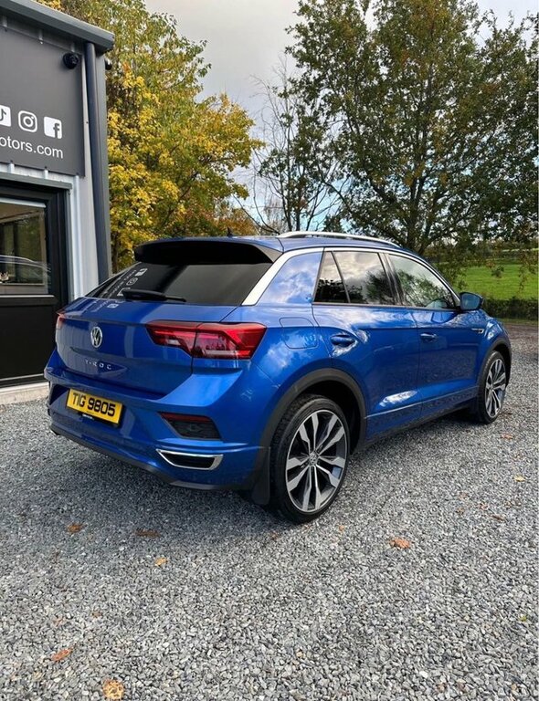 Volkswagen T-Roc 2018 1.6 Tdi R-line Suv Euro 6 TIG9805 Blue #2