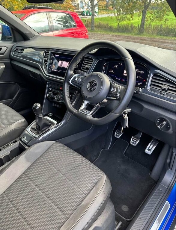 Volkswagen T-Roc 2018 1.6 Tdi R-line Suv Euro 6 TIG9805 Blue #5