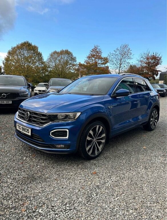Volkswagen T-Roc 2018 1.6 Tdi R-line Suv Euro 6 TIG9805 Blue #3
