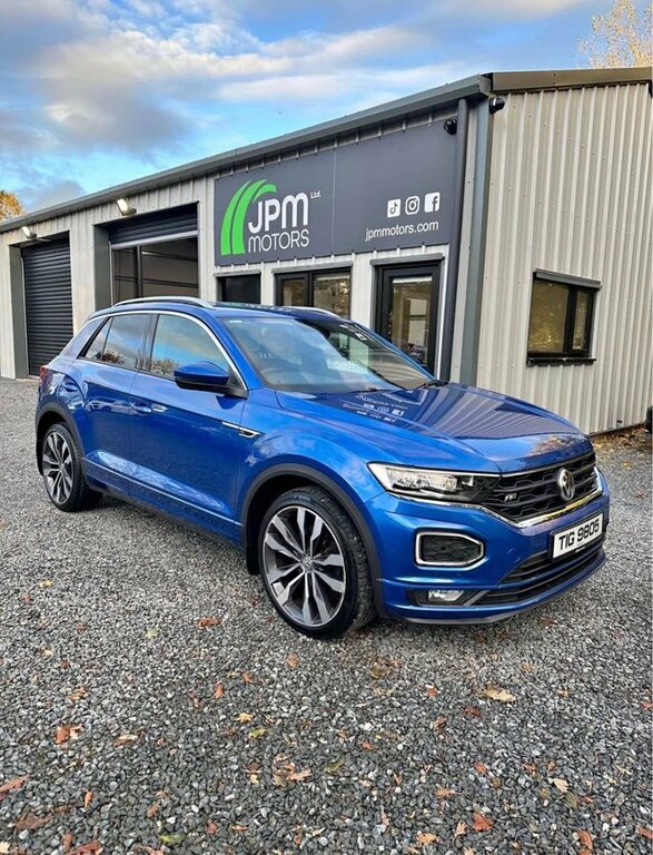 Volkswagen T-Roc 2018 1.6 Tdi R-line Suv Euro 6 Blue