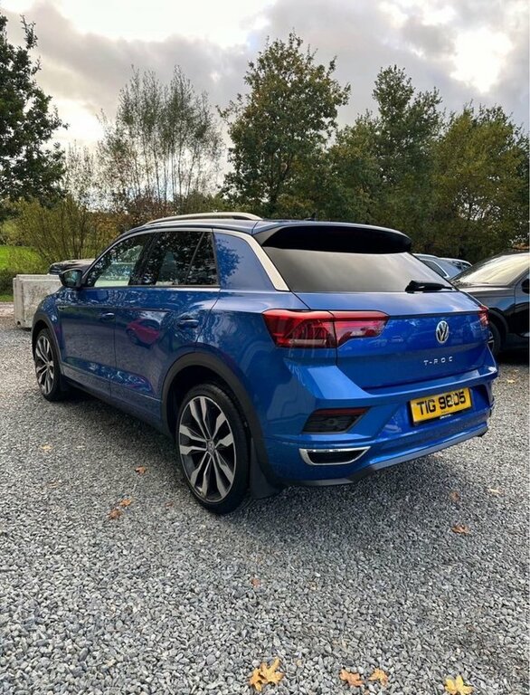 Volkswagen T-Roc 2018 1.6 Tdi R-line Suv Euro 6 TIG9805 Blue #4