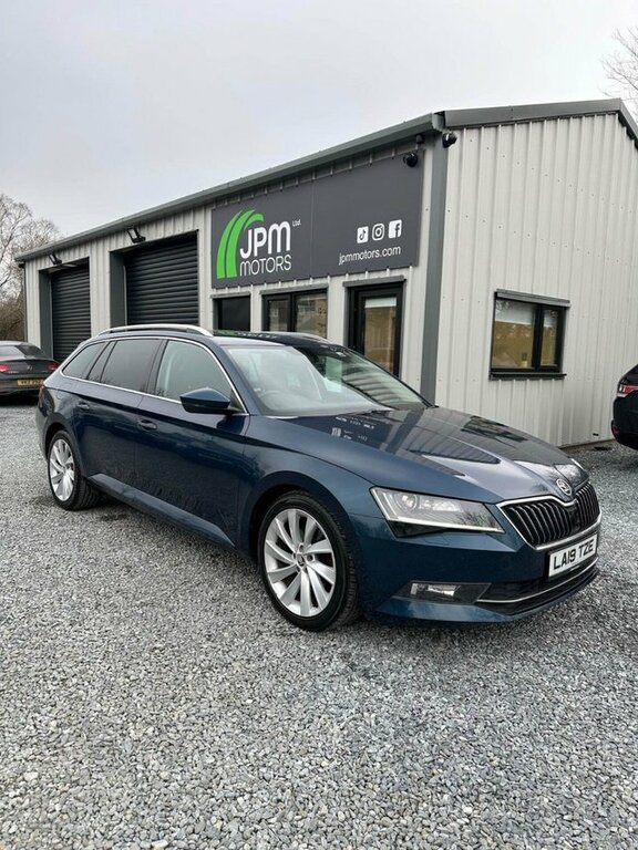 Skoda Superb 2019 2.0 Tdi Se L Executive Estate Dsg Blue