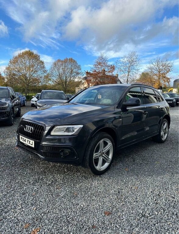 Audi Q5 2014 2.0 Tdi S Line Plus Suv Qua PX14YXJ Blue #3