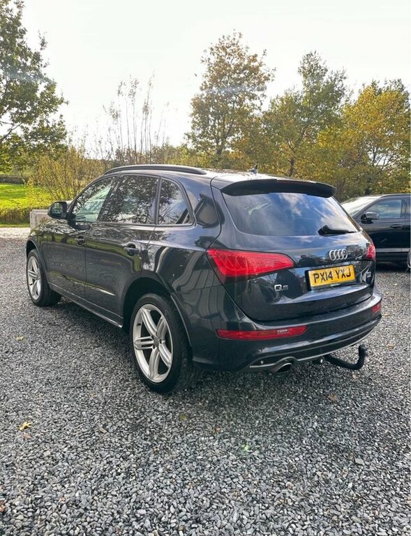 Audi Q5 2014 2.0 Tdi S Line Plus Suv Qua PX14YXJ Blue #4