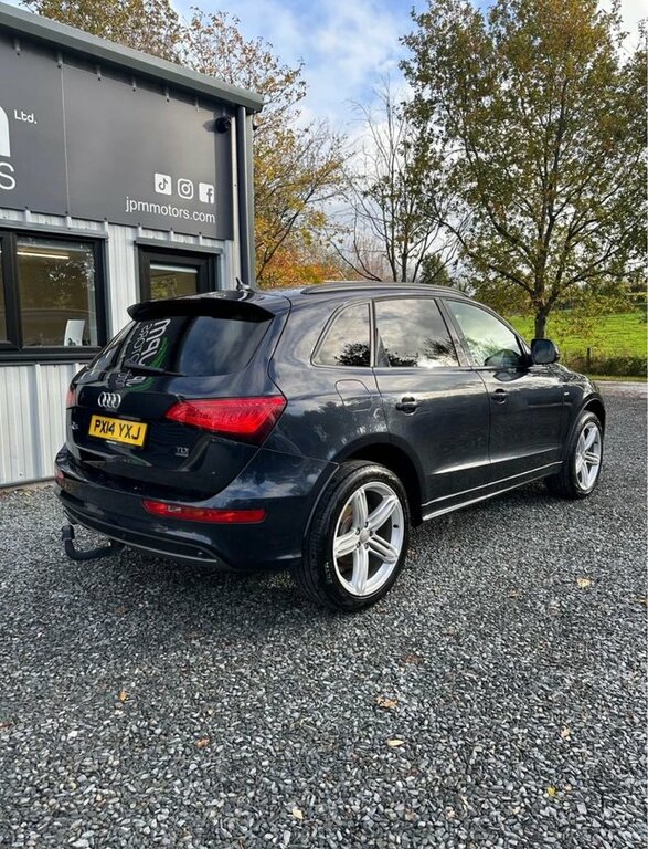 Audi Q5 2014 2.0 Tdi S Line Plus Suv Qua PX14YXJ Blue #2