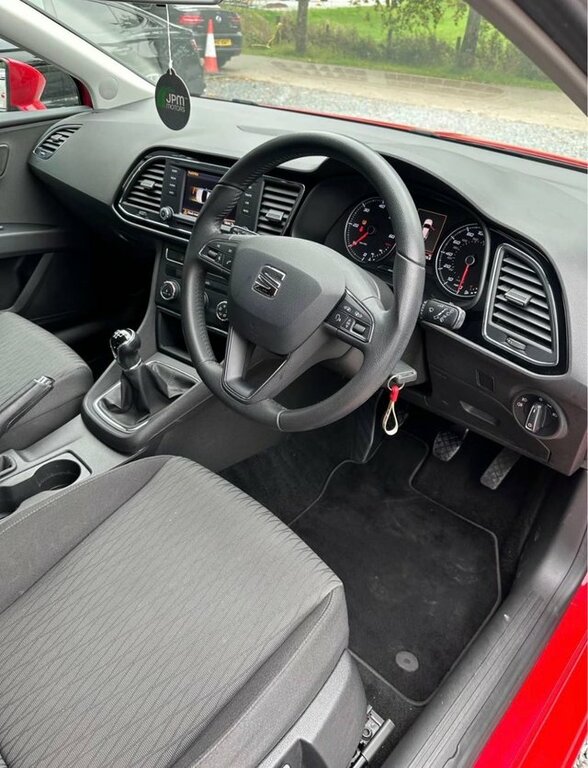 Seat Leon 2014 1.6 Tdi Cr Se Hatchback Eur DF14KSJ Red #5