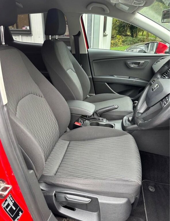 Seat Leon 2014 1.6 Tdi Cr Se Hatchback Eur DF14KSJ Red #6