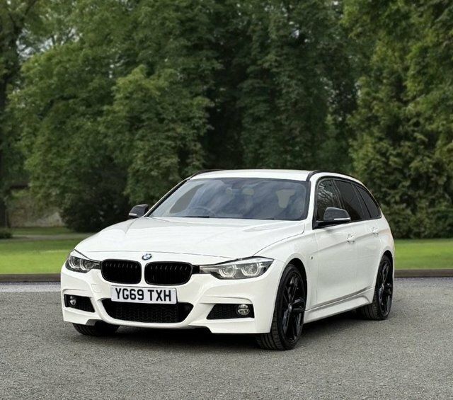 BMW 3 Series 2019 2.0 320I M Sport Shadow Edition Touring P YG69TXH White #2