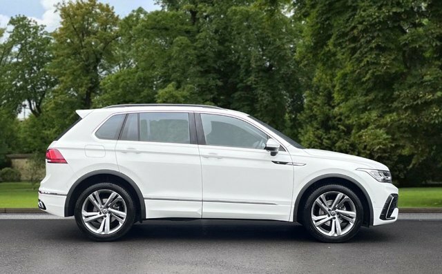 Volkswagen Tiguan 2023 1.5 Tsi R-line Edition Suv Dsg Eur MM23NVY White #4