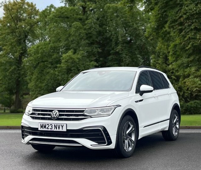 Volkswagen Tiguan 2023 1.5 Tsi R-line Edition Suv Dsg Eur MM23NVY White #2