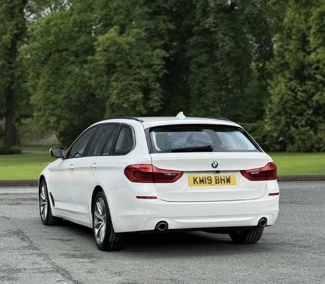 BMW 5 Series 2019 2.0 520D Se Touring Xdrive Eu KM19BHW White #5