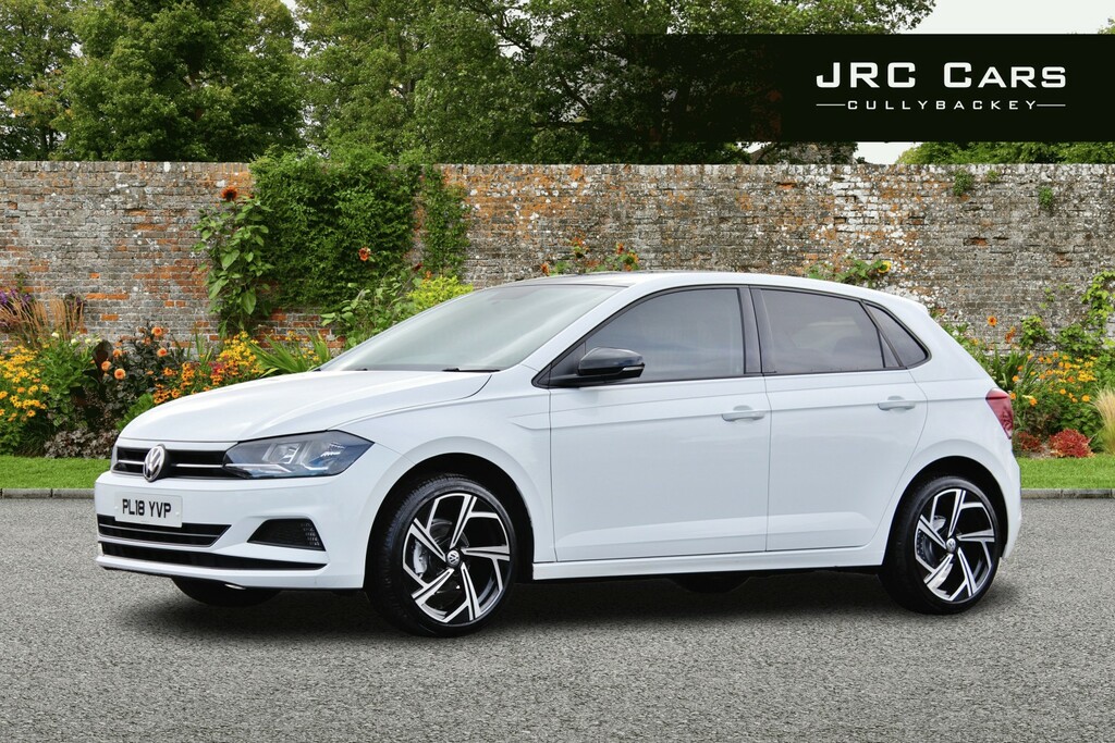 Volkswagen Polo Hatchback 1.0 Se 2018 PL18YVP White #2