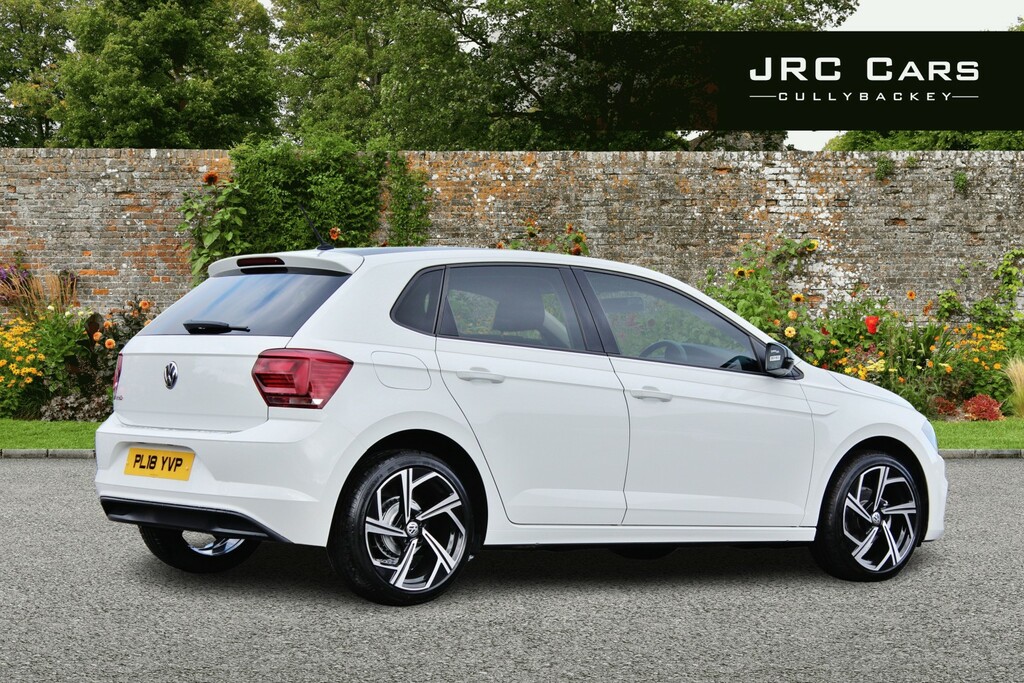 Volkswagen Polo Hatchback 1.0 Se 2018 PL18YVP White #4