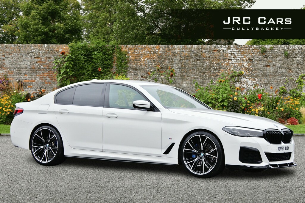 BMW 5 Series Saloon 2.0 520D M Sport Saloon 2021 White