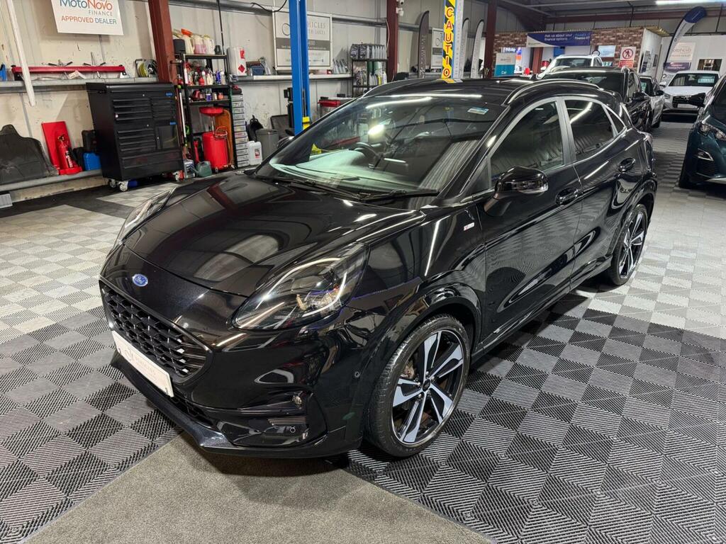 Ford Puma Suv 1.0T Ecoboost Mhev St-line X Euro 6 Ss EK70YWL Black #6