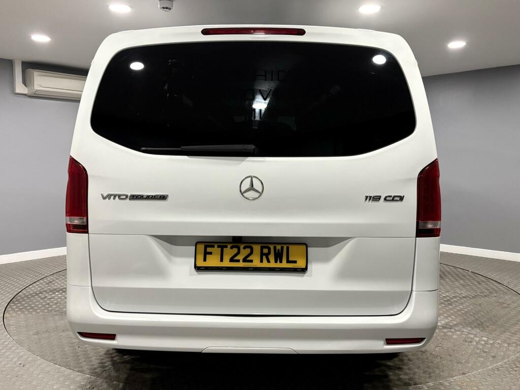 Mercedes-Benz Vito 2.0 119 Cdi Select Tourer G-tronic Rwd L2 Euro 6 FT22RWL White #4
