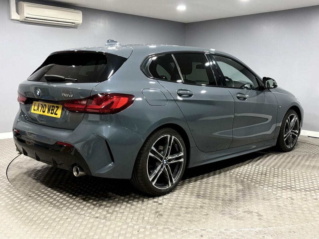 BMW 1 Series 2.0 118D M Sport Hatchback Euro 6 LA70WBZ Grey #3