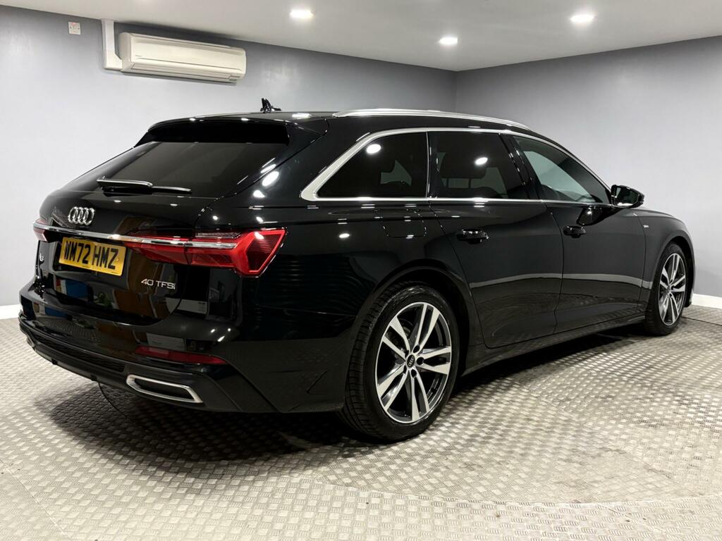 Audi A6 Avant 2.0 Tfsi 40 S Line S Tronic Euro 6 Ss WM72HMZ Black #3