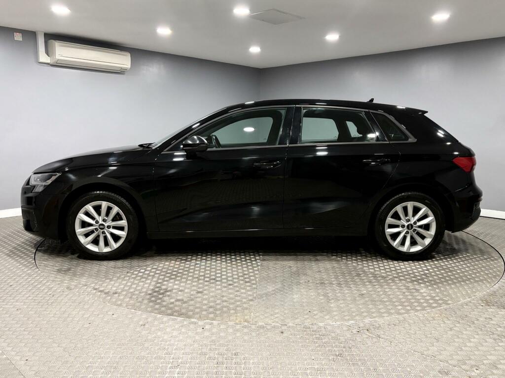 Audi A3 2.0 Tdi 35 Technik Sportback S Tronic Euro 6 Ss WG71FFO Black #6