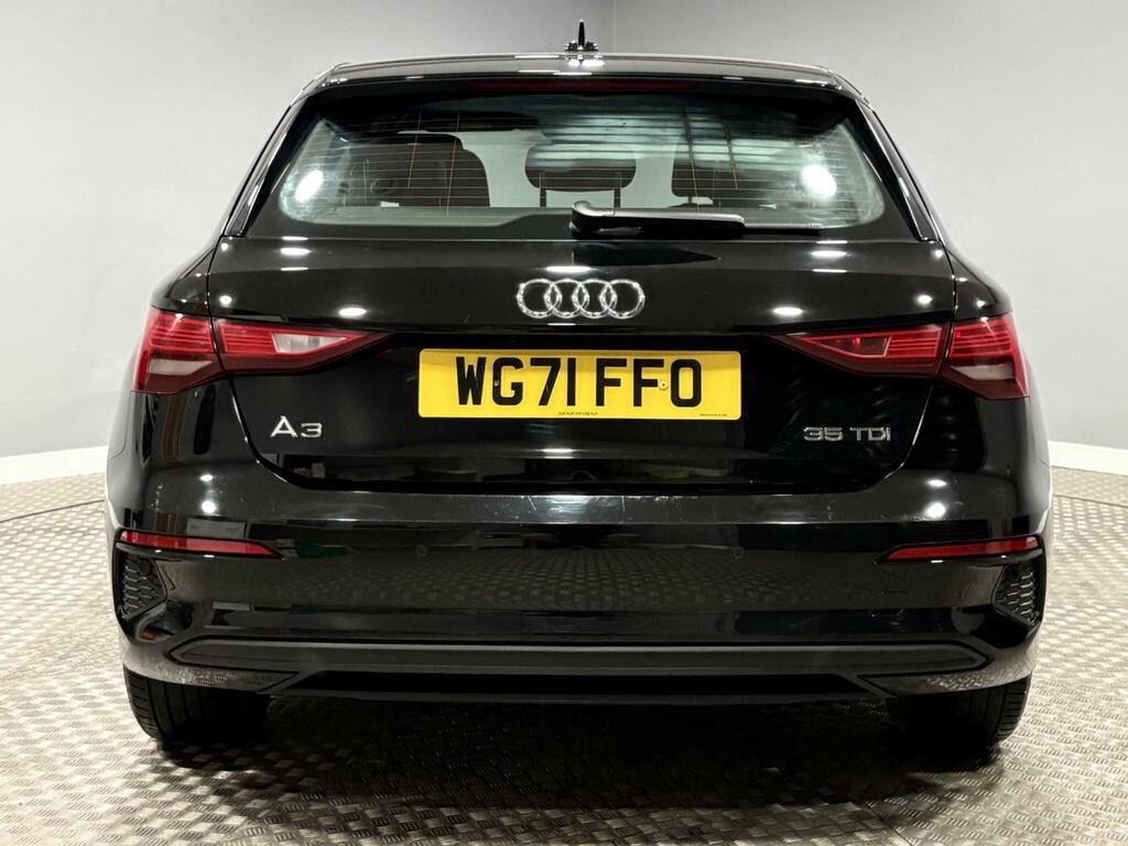 Audi A3 2.0 Tdi 35 Technik Sportback S Tronic Euro 6 Ss WG71FFO Black #4