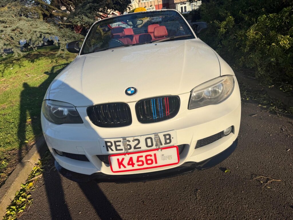 BMW 1 Series 2.0 123D M Sport Steptronic Euro 5 RE62OAB White #5