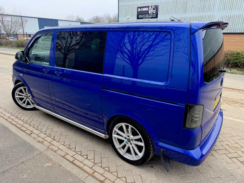 Volkswagen Transporter 2.0 Tdi Bluemotion Tech T30 Trendline Kombi L1 H1 RF62HHR Blue #4