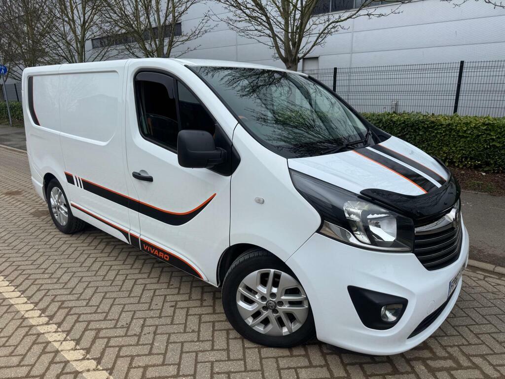 Vauxhall Vivaro 1.6 Cdti 2700 Biturbo Ecotec Sportive L1 H1 Euro 6 FP67PMU White #2