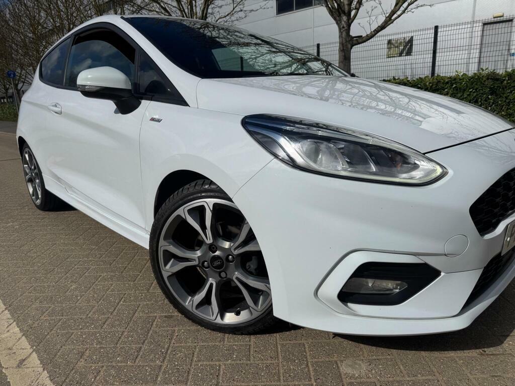 Ford Fiesta 1.0T Ecoboost St-line Euro 6 S S PN67UGY White #6