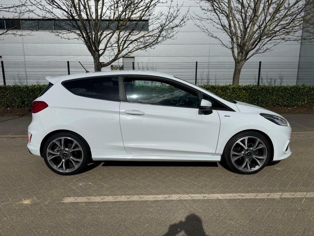 Ford Fiesta 1.0T Ecoboost St-line Euro 6 S S PN67UGY White #5