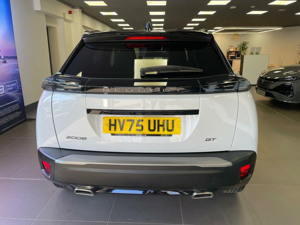Peugeot 2008 1.2 Puretech Gt Eat Euro 6 Ss HV75UHU White #5