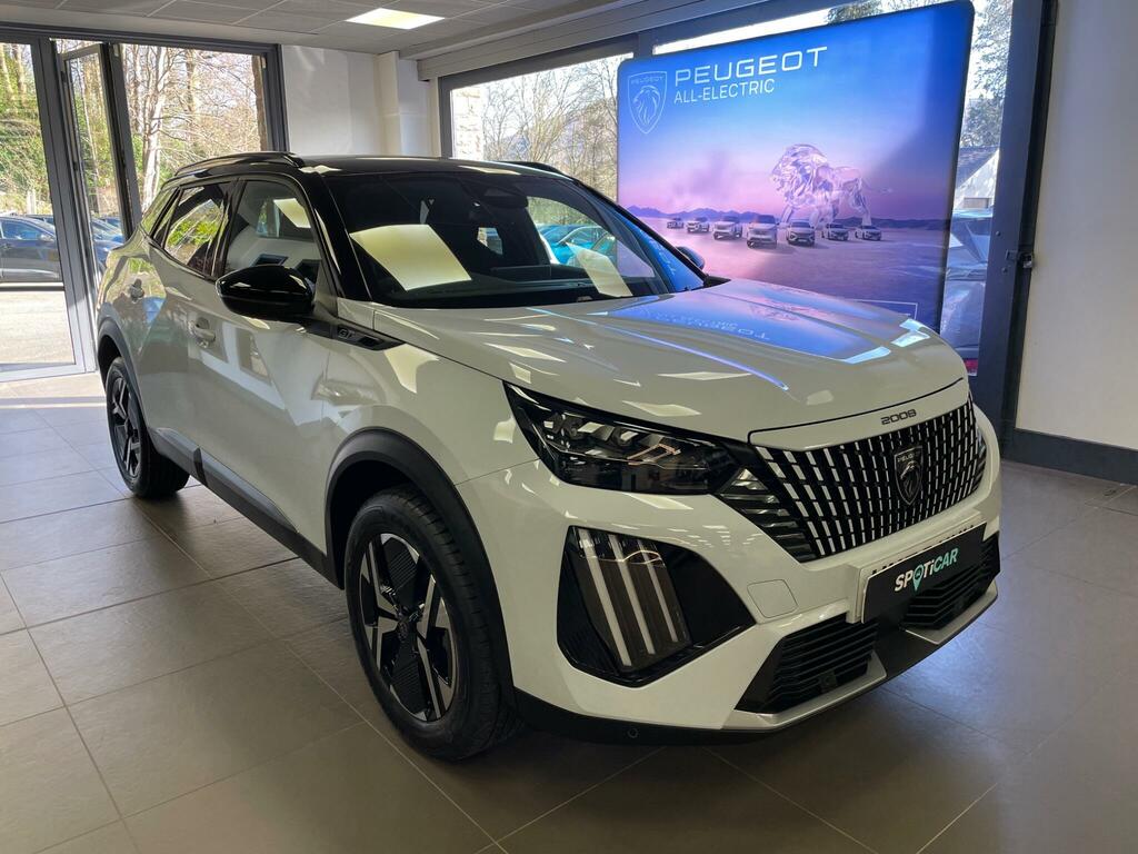 Peugeot 2008 1.2 Puretech Gt Eat Euro 6 Ss White