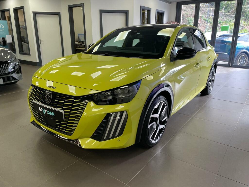Peugeot 208 1.2 Hybrid Gt Hatchback Hybrid E-dsc6 E CA74FBG Yellow #3