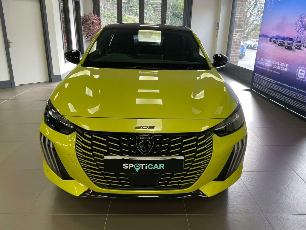 Peugeot 208 1.2 Hybrid Gt Hatchback Hybrid E-dsc6 E CA74FBG Yellow #2