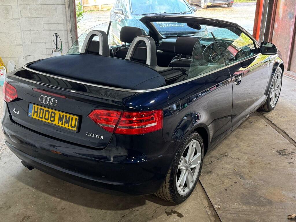 Audi A3 Cabriolet Convertible 2.0 Tdi Sport S Tronic Euro 4 200 Blue #2