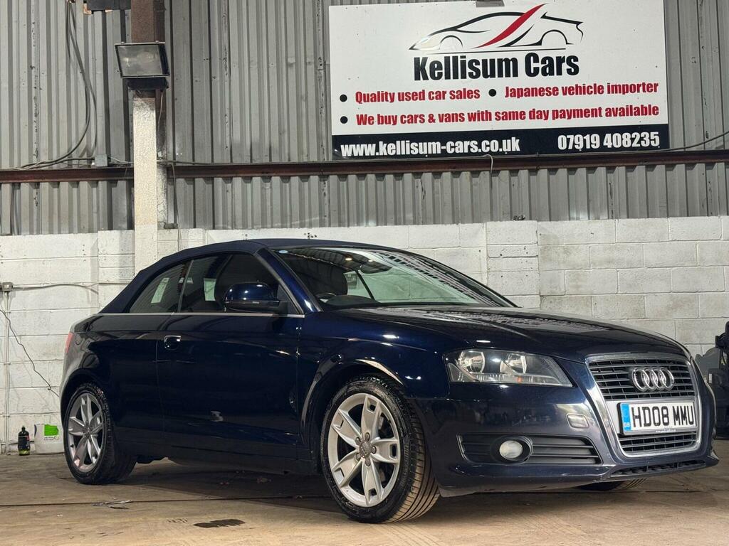 Audi A3 Cabriolet Convertible 2.0 Tdi Sport S Tronic Euro 4 200 Blue #5