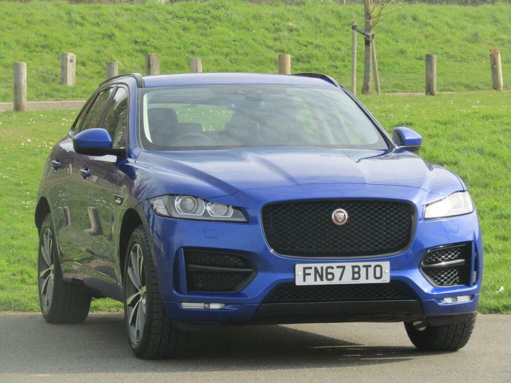 Jaguar F-Pace 2.0 D240 R-sport Awd Euro 6 S S FN67BTO Blue #3