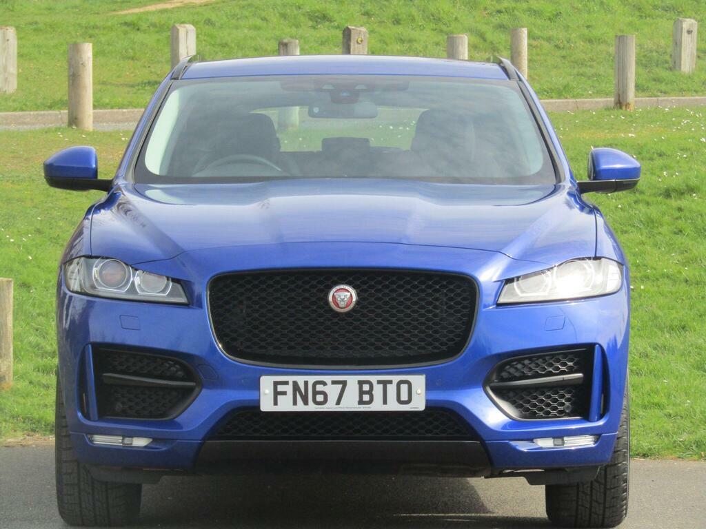 Jaguar F-Pace 2.0 D240 R-sport Awd Euro 6 S S FN67BTO Blue #2