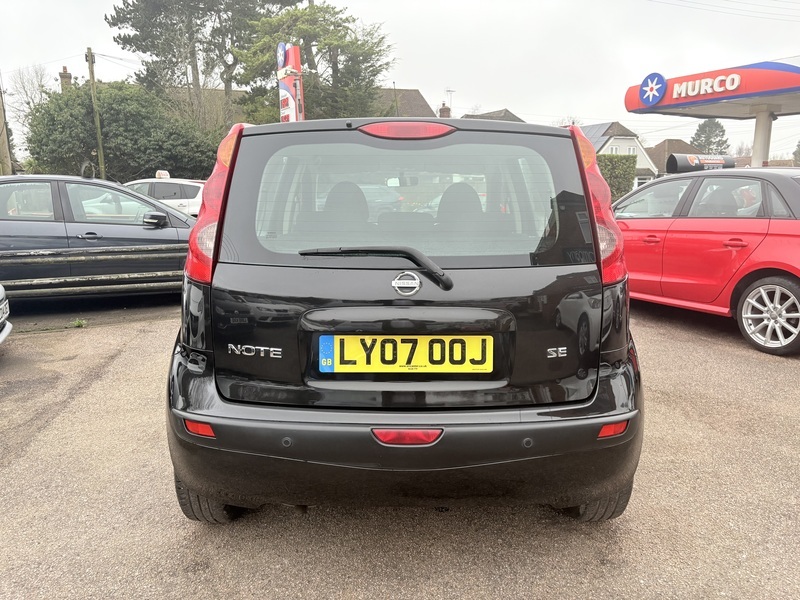 Nissan Note Se Black #4