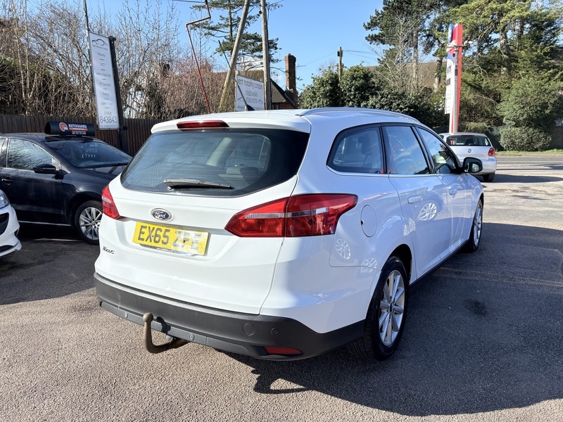 Ford Focus Titanium Tdci EX65ZFE White #6