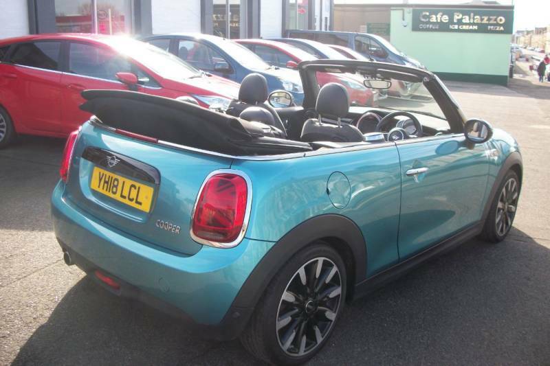 Mini Hatch Cooper 1.5 Convertible - 2018 18 YH18LCL Blue #6