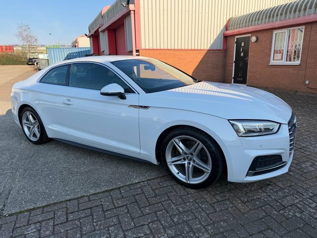 Audi A5 Tfsi S Line Coupe AU68WCT White #2