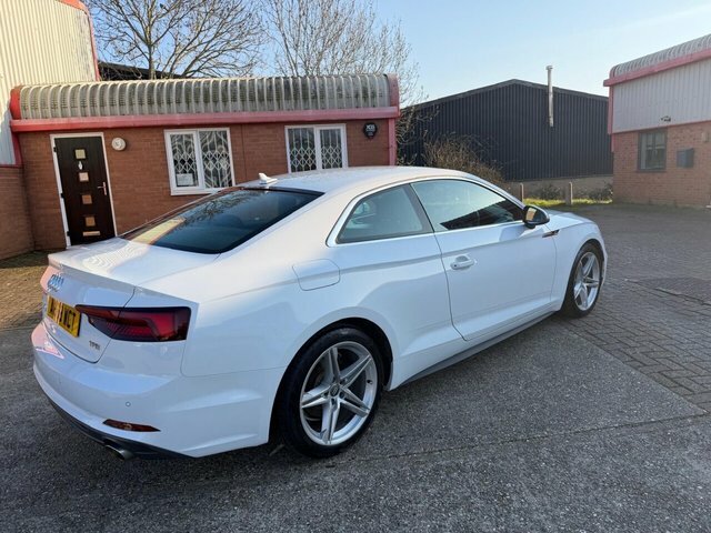 Audi A5 Tfsi S Line Coupe AU68WCT White #4