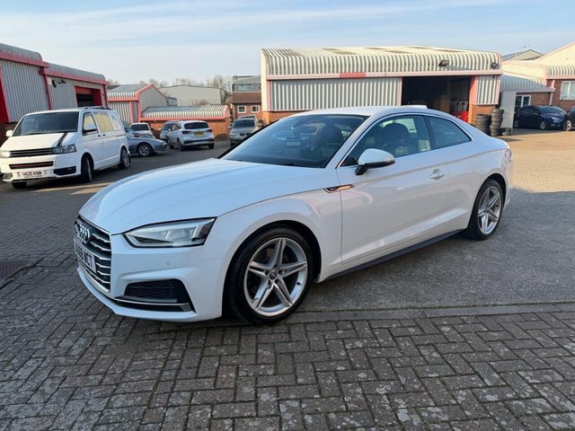Audi A5 Tfsi S Line Coupe AU68WCT White #6