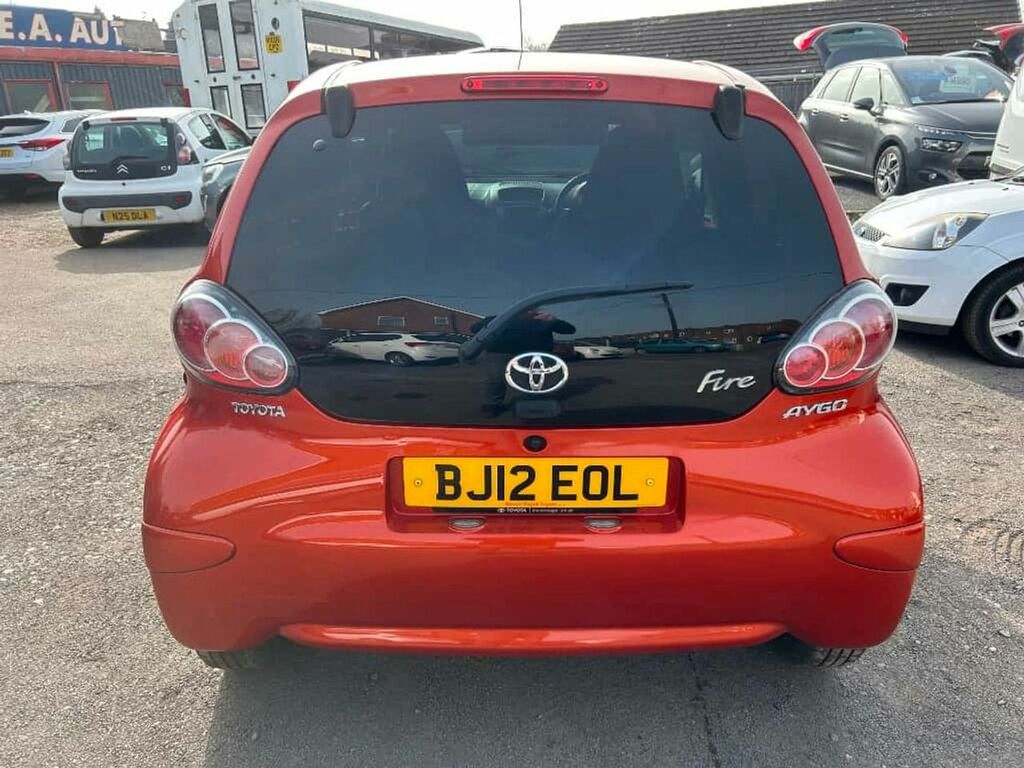 Toyota Aygo Sold BJ12EOL Red #5