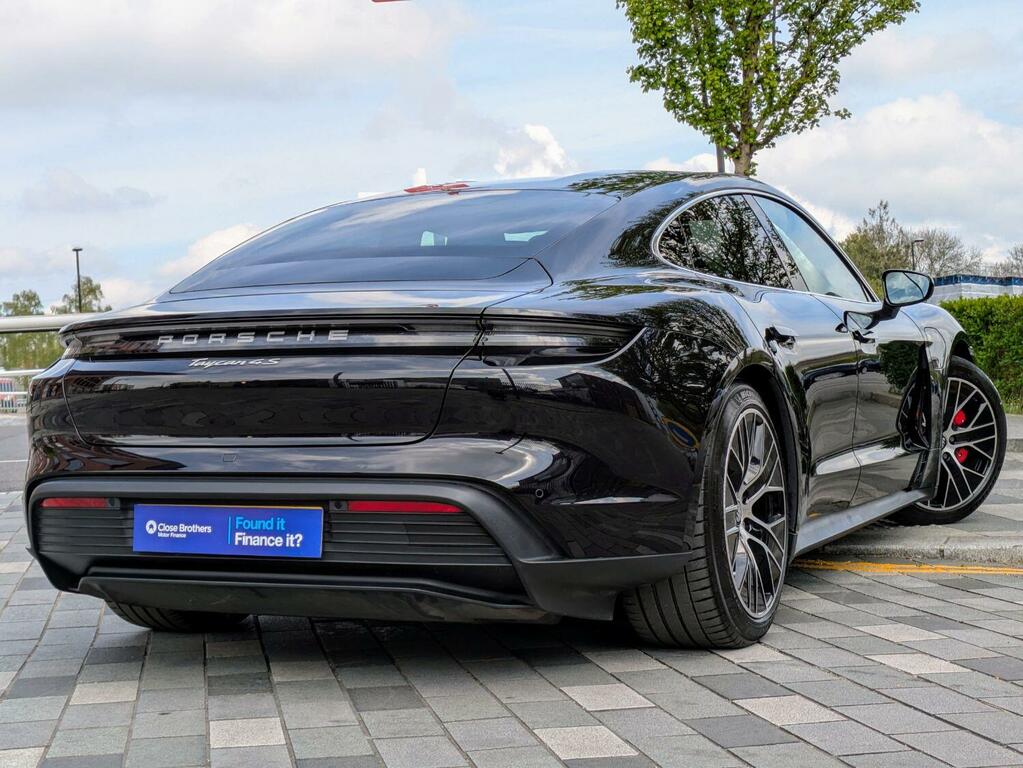Porsche Taycan Saloon Performance 79.2Kwh 4S 202121 CK21ZHG Black #4